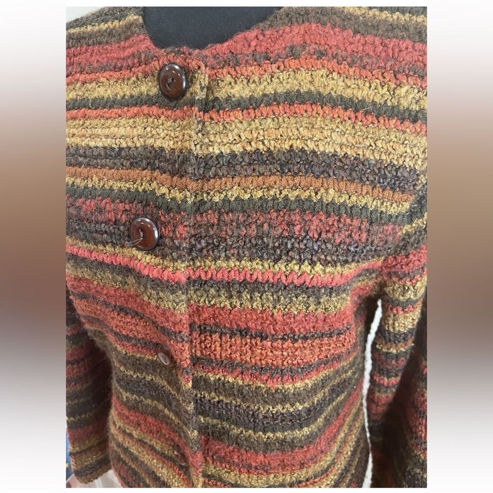 Studio C Multicolor Striped Jacket - image 2